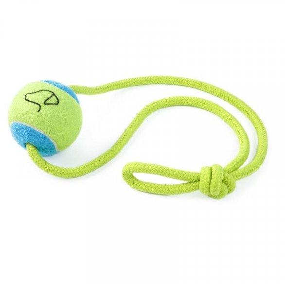 Zoon Pooch 6.5cm Ball On Rope