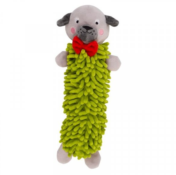 Zoon Percy Pug Sausage Squeaker