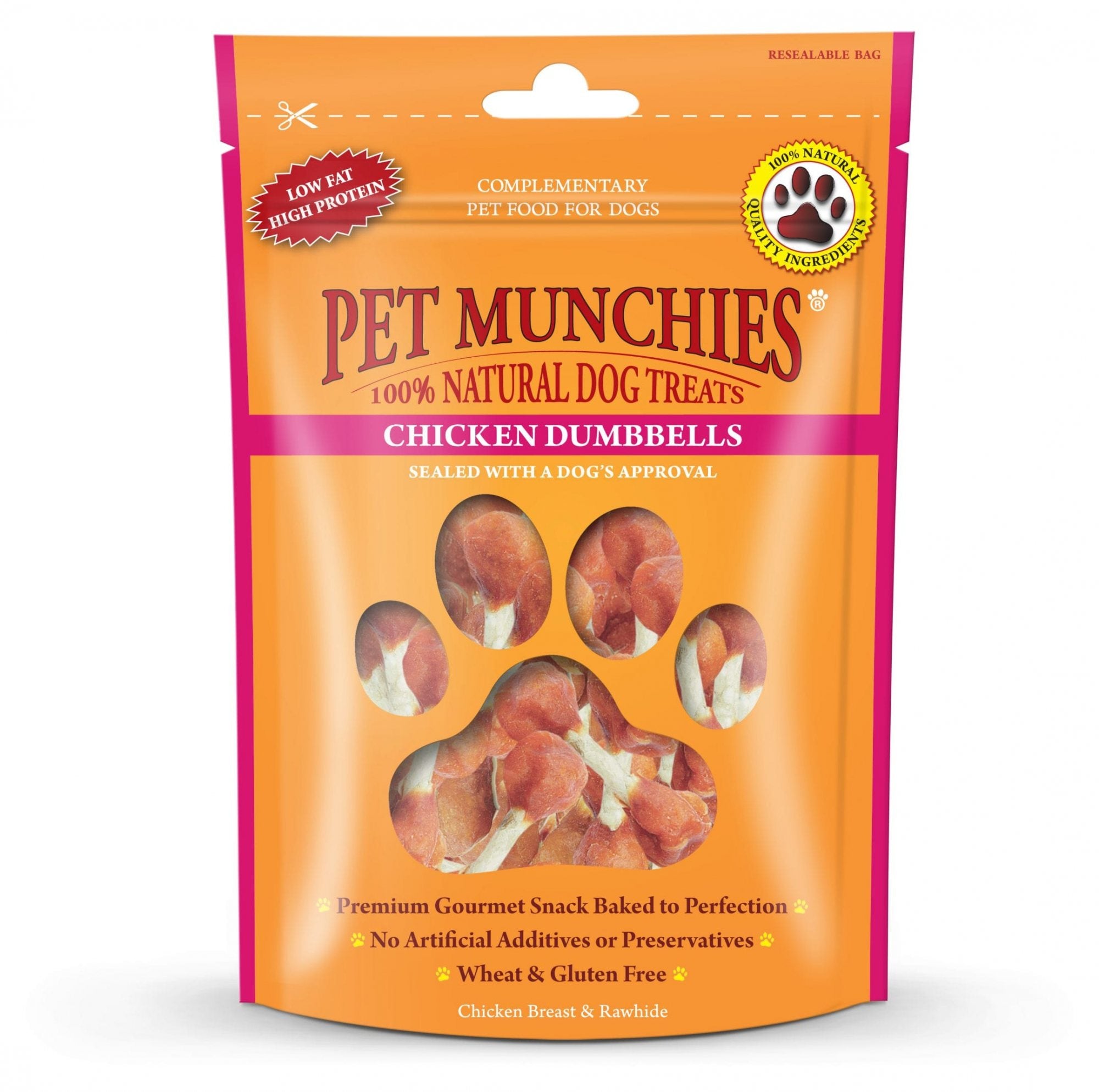Pet Munchies Chicken Dumbbells - 100g