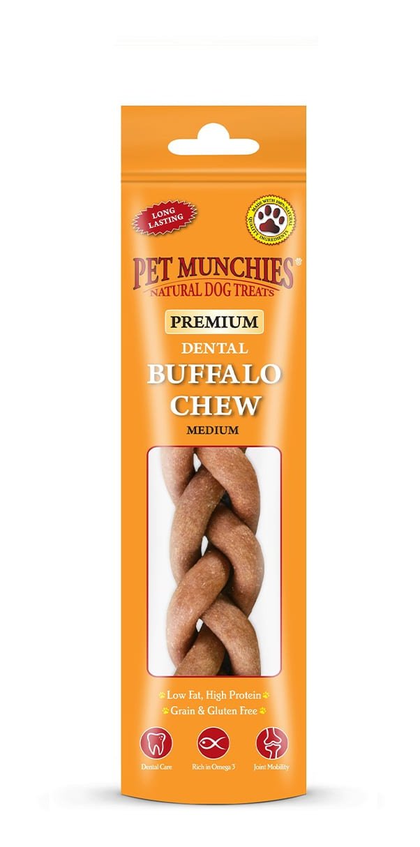 Pet Munchies Buffalo Dental Chew Medium - 55g