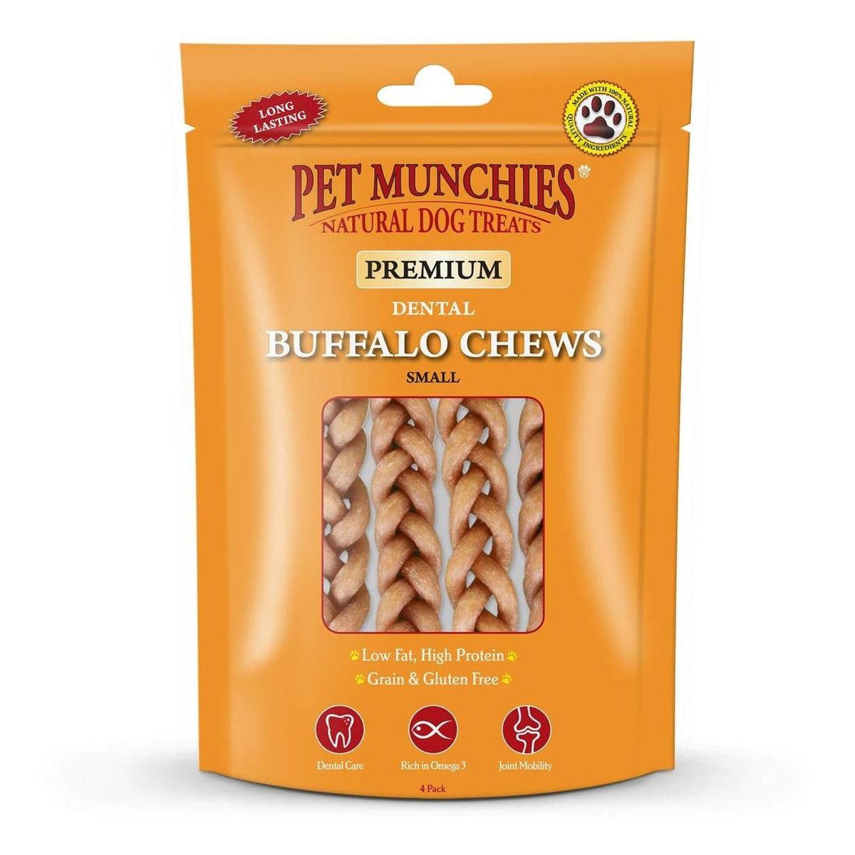 Pet Munchies Buffalo Dental Chew Small - 55g