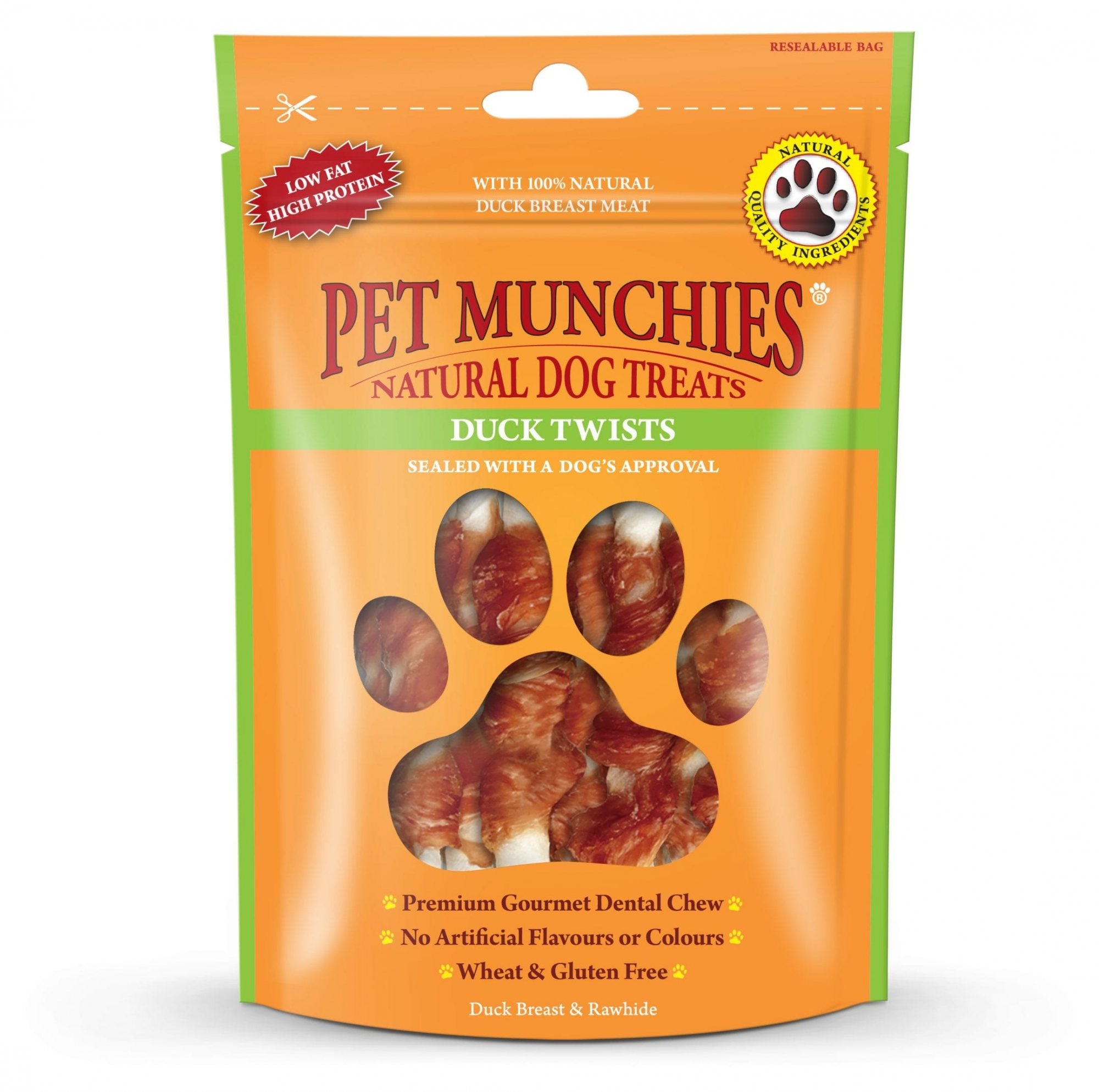 Pet Munchies Twists Duck - 90g