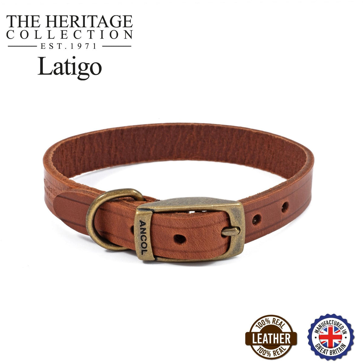 Ancol Latigo Collar Size 2 - 26-31cm