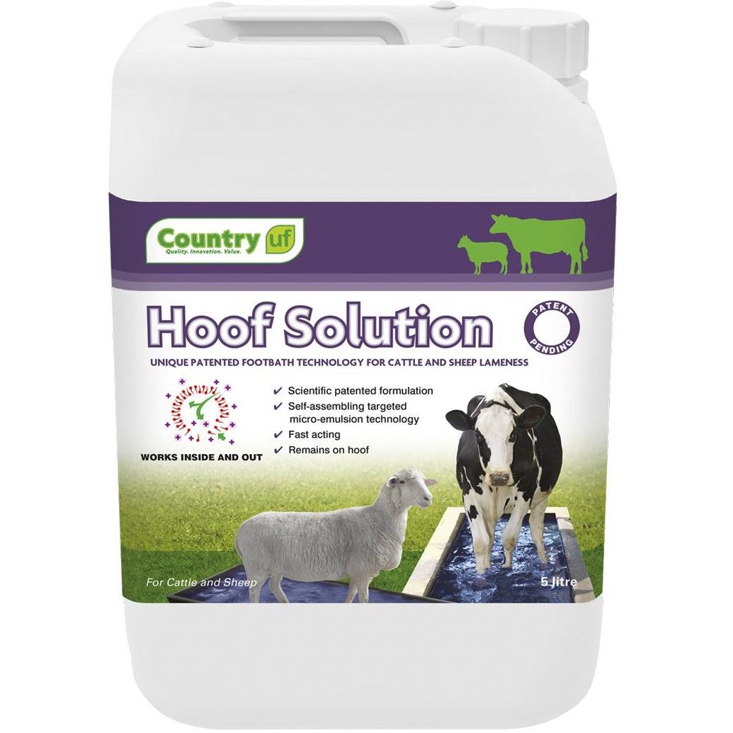 Country Hoof Solution For Footbathing Cattle & Sheep - 20L