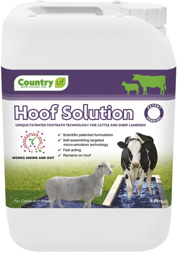 Country Hoof Solution For Footbathing Cattle & Sheep - 20L