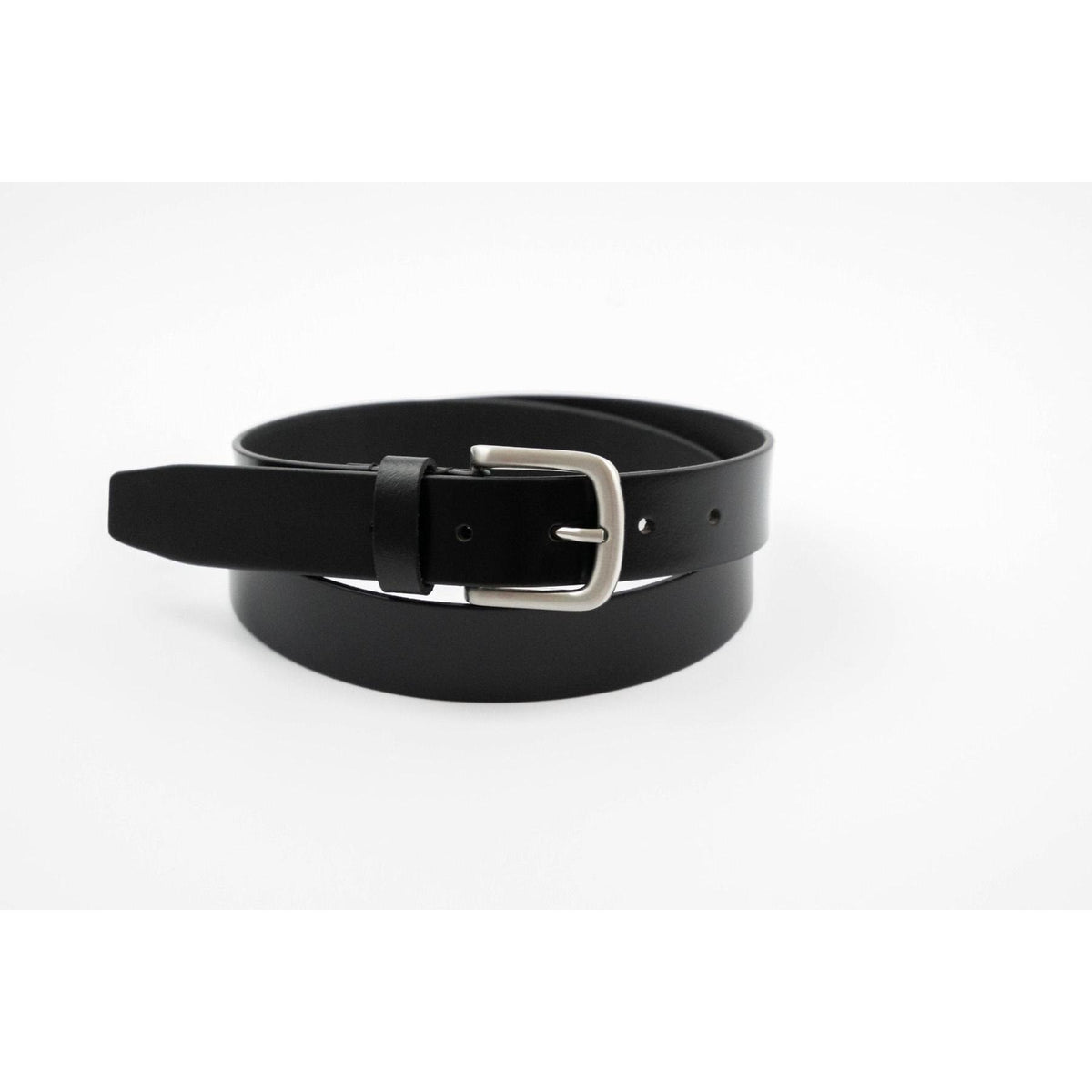 Charles Smith 30mm Budget Leather Belt With Nickle Buckle
