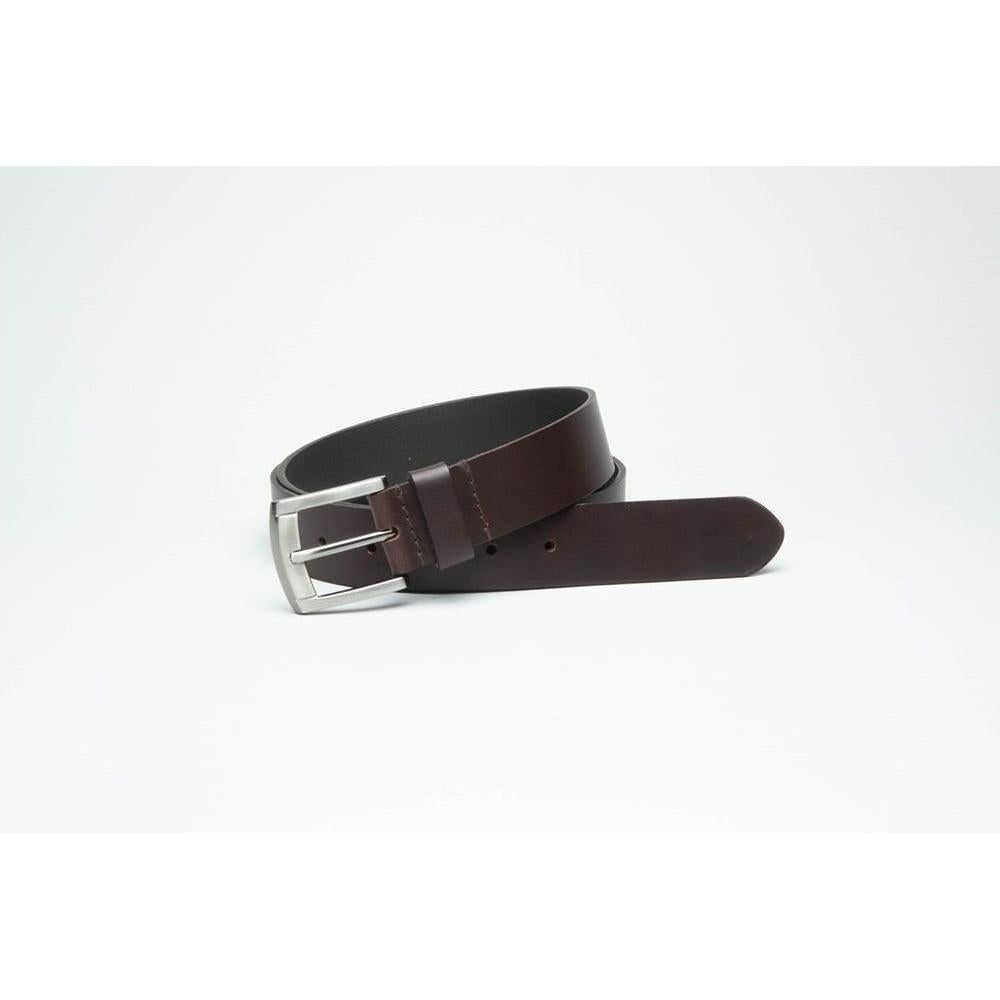 Charles Smith 35mm Leather Belt With Gun Metal Buckle