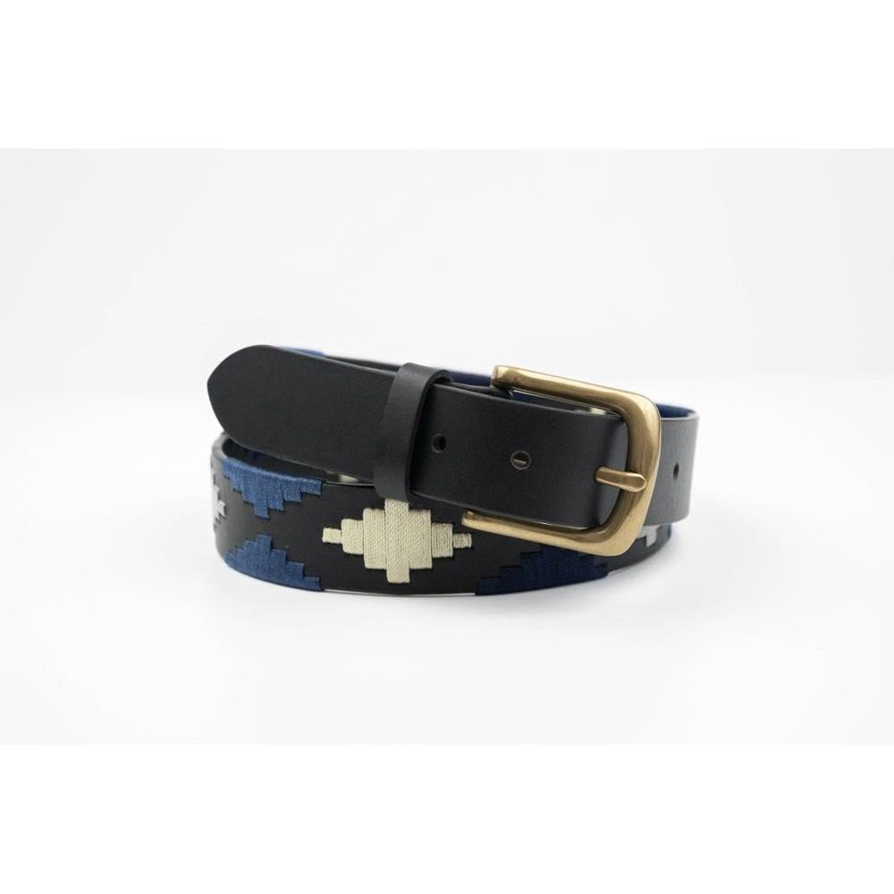 Ibex Of England 35mm Polo Pattern Leather Belt