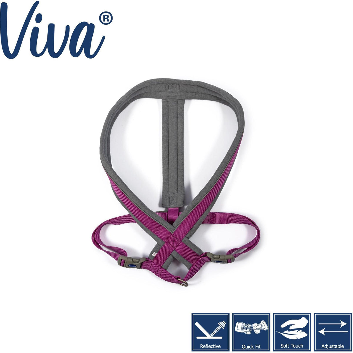 Ancol Viva Padded Harness - XL/70-98cm