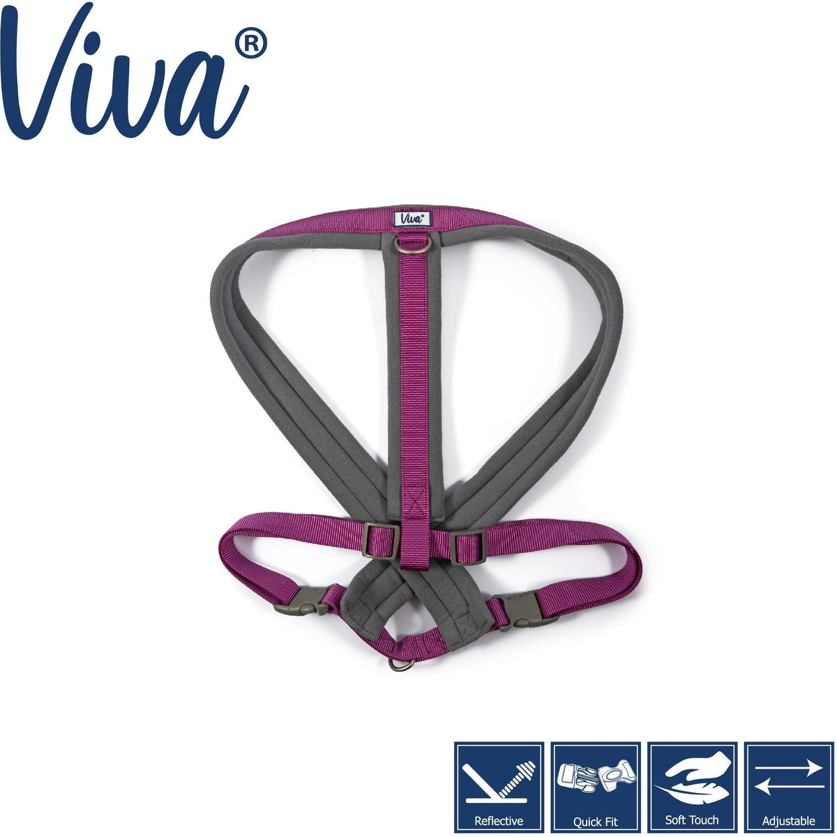 Ancol Viva Padded Harness - XL/70-98cm