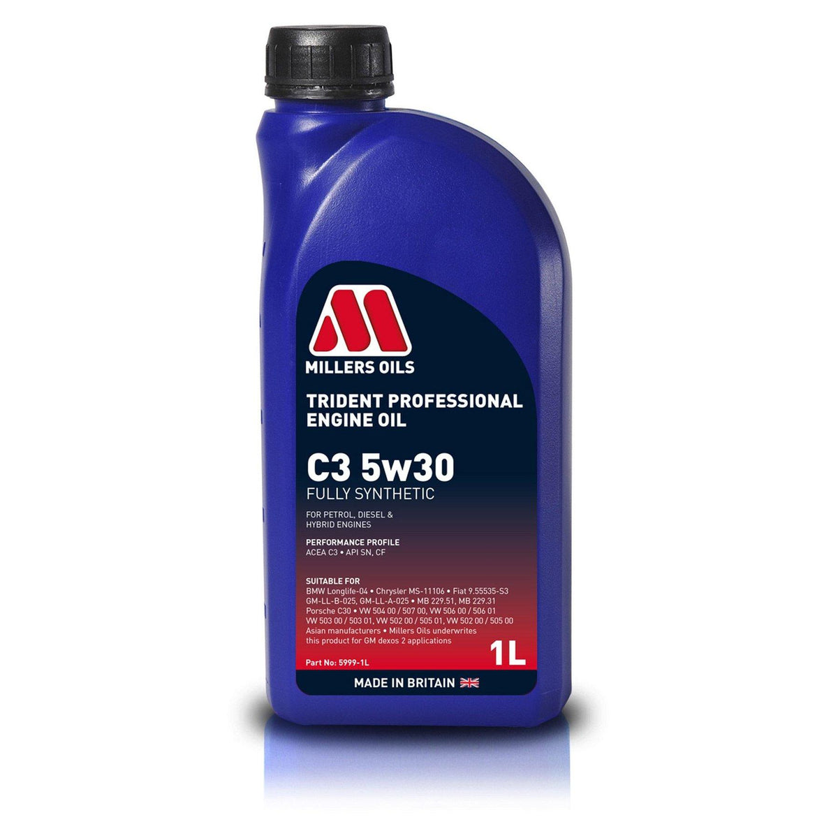 Millers Trident 5w30 Oil Fs Longlife - 1l