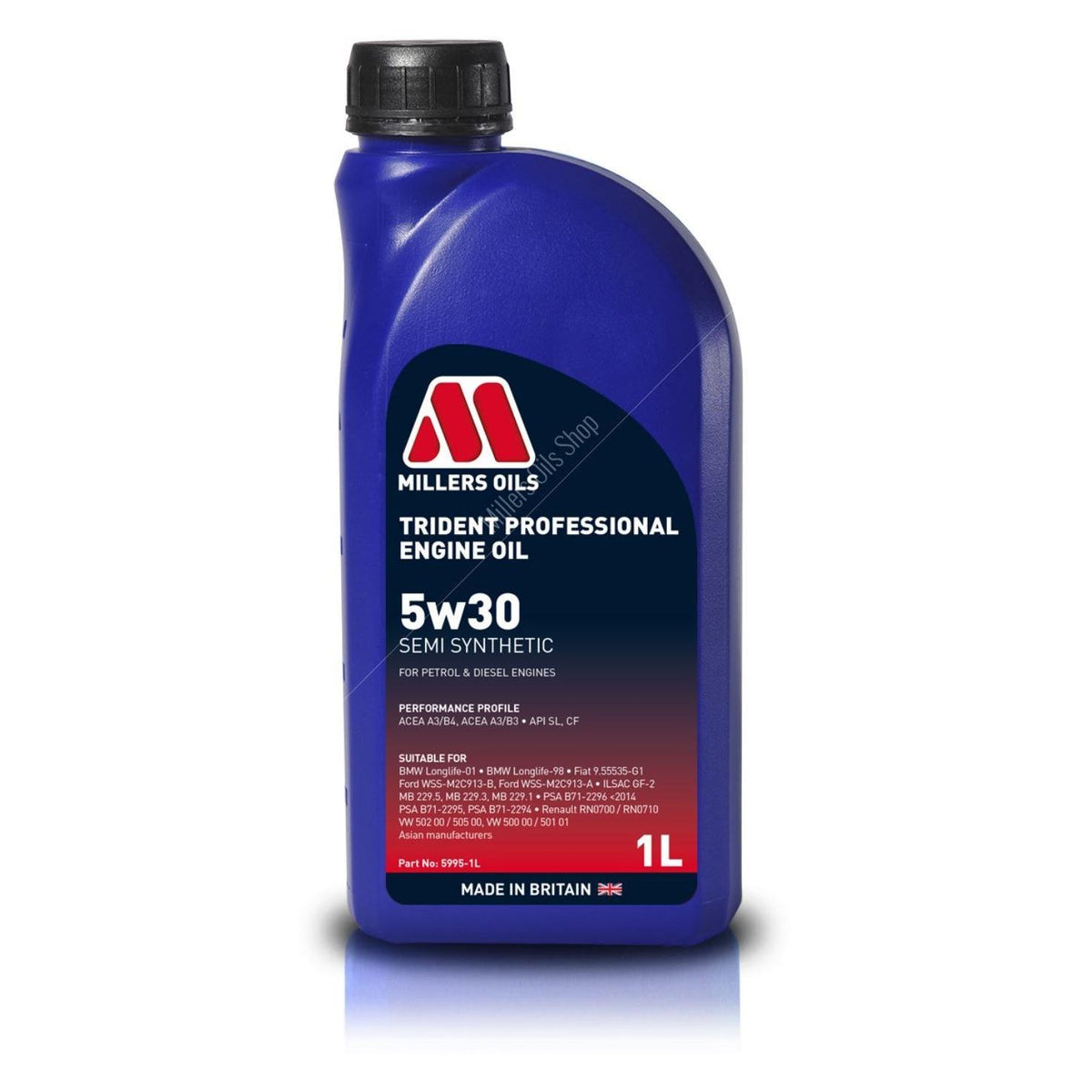 Millers Trident 5w30 Oil Ss - 1l