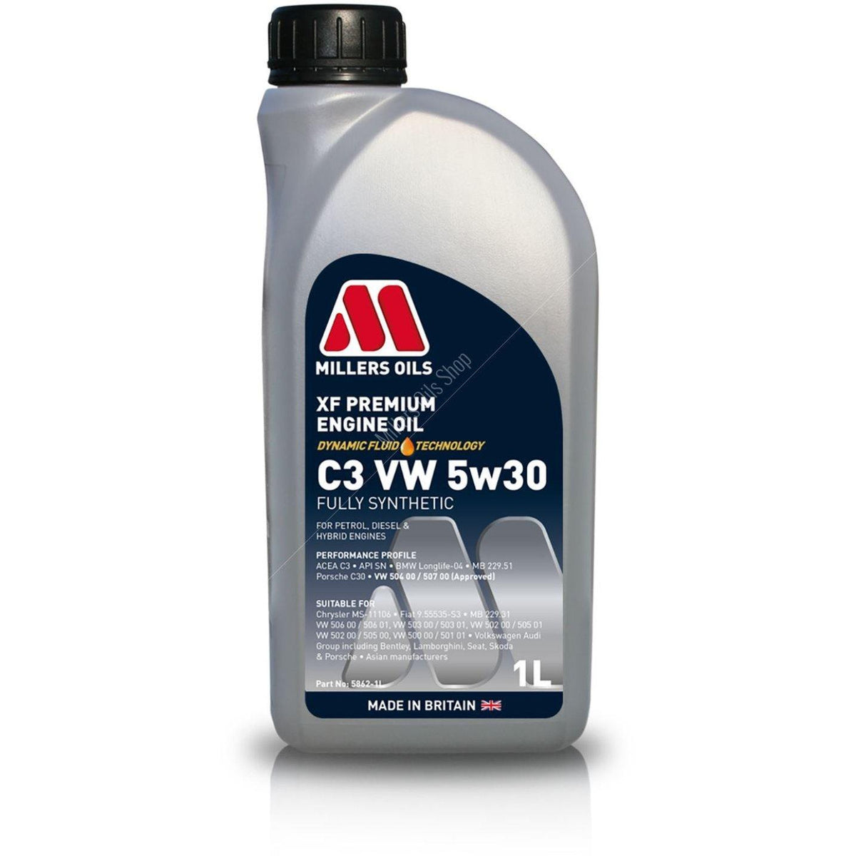 Millers Xf 5w30 Oil Fs Longlife - 1l