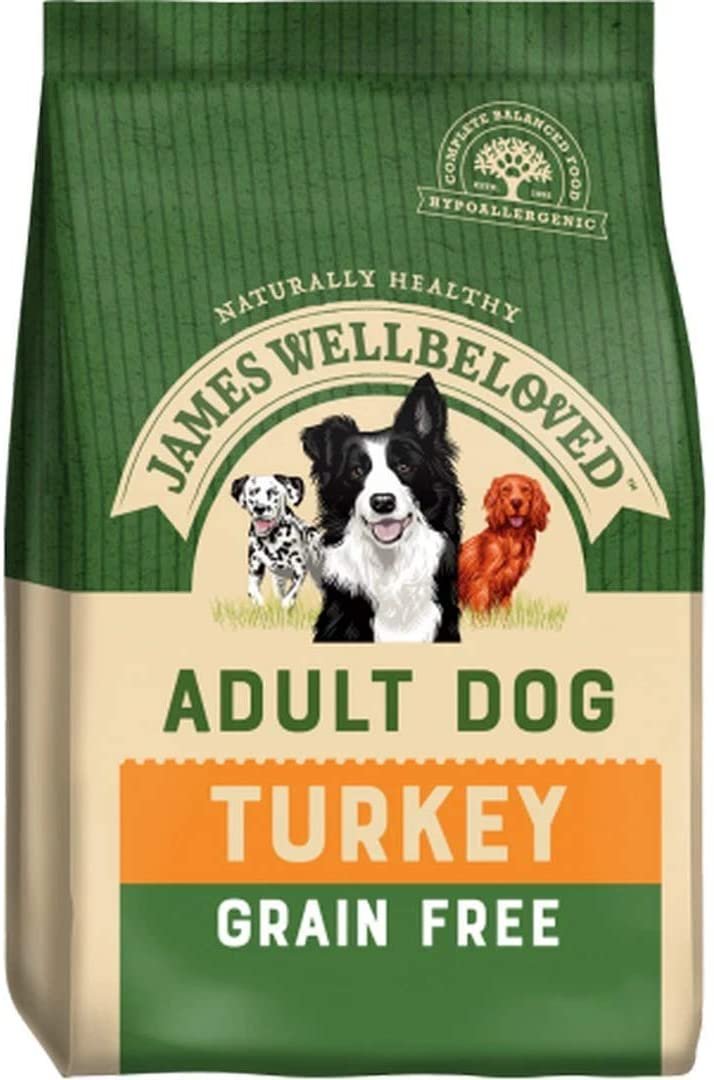 James Wellbeloved Grain Free Turkey Dog Food - 10kg