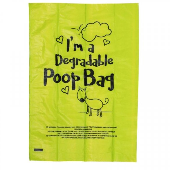 Zoon Degradable Poop Bags - 240 Pack 16 Rolls