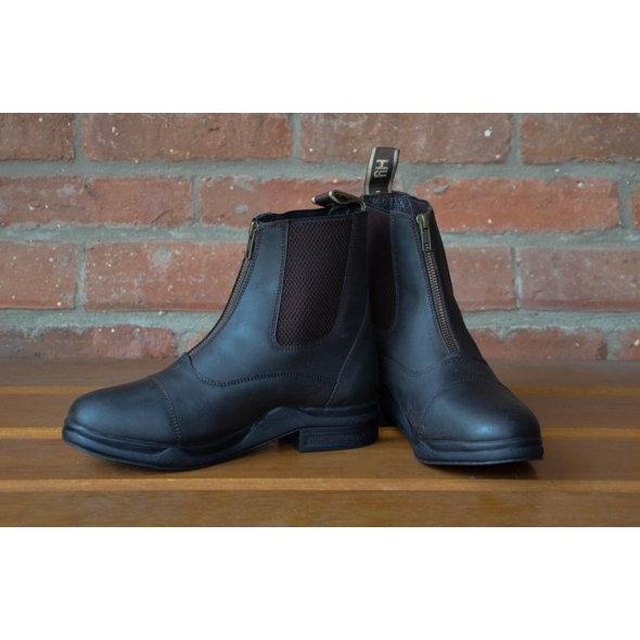 Hyland Wax Leather Zip Boot