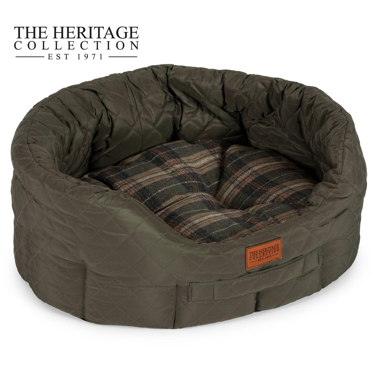 Ancol Quilted Oval Bed - 60cm