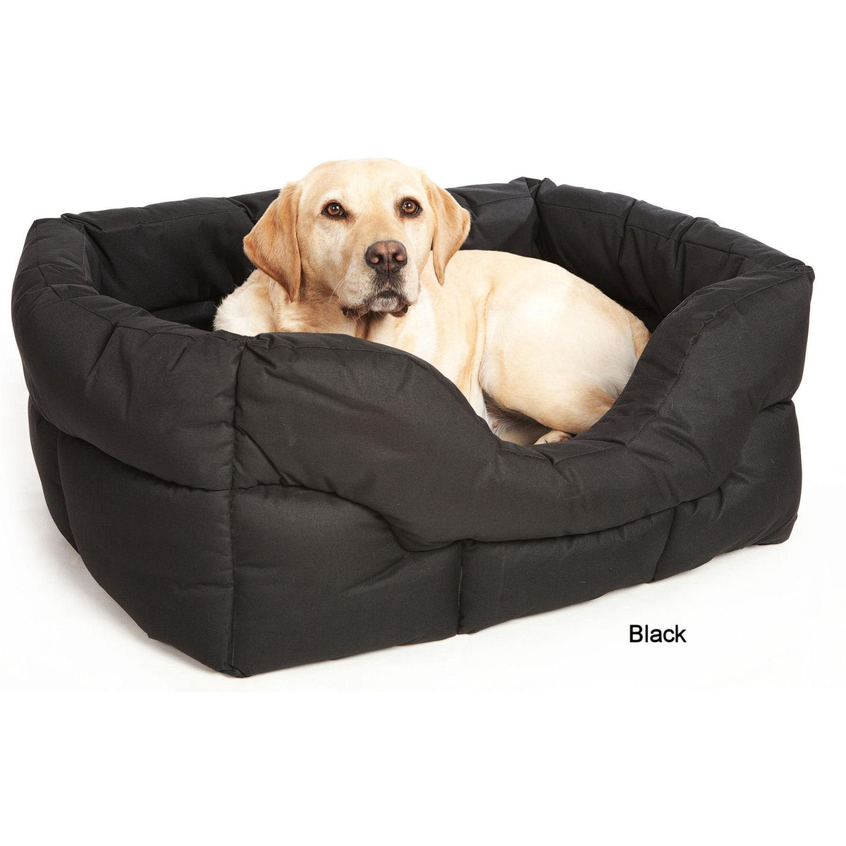 P&l Country Dog Heavy Duty Rectangular Drop Fronted Waterproof Softee Dog Beds