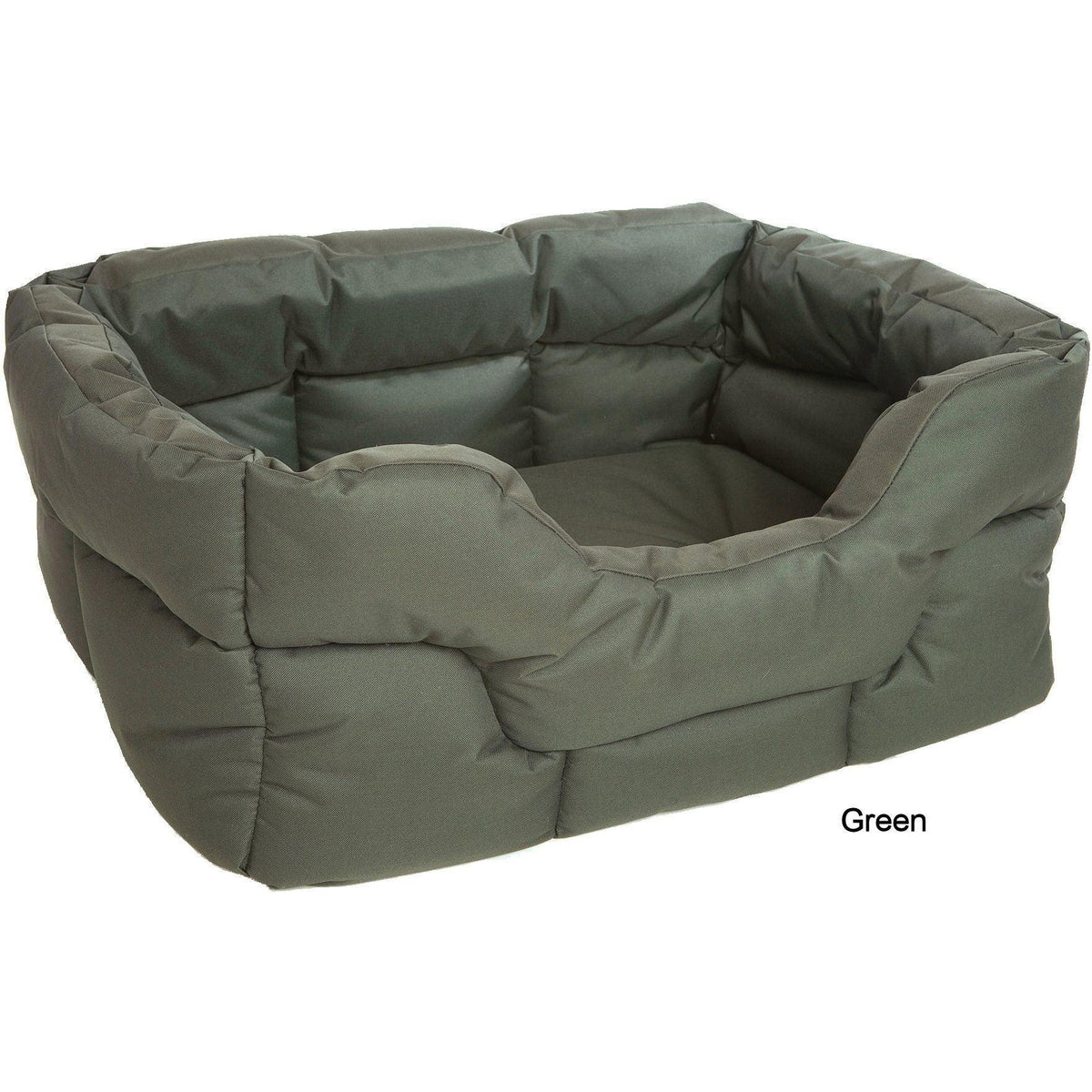 P&l Country Dog Heavy Duty Rectangular Drop Fronted Waterproof Softee Dog Beds