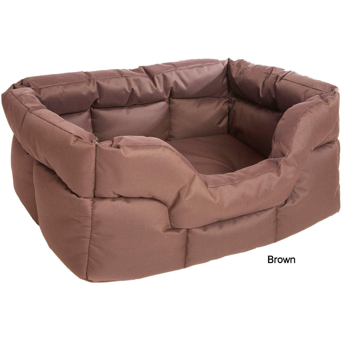 P&l Country Dog Heavy Duty Rectangular Drop Fronted Waterproof Softee Dog Beds
