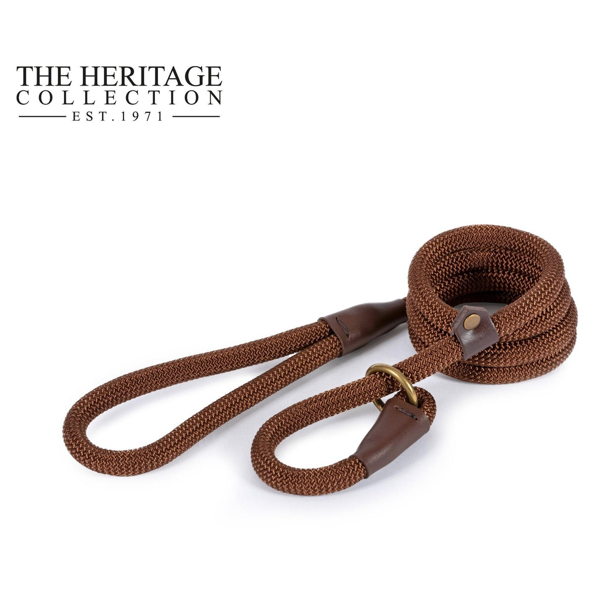 Ancol Deluxe Nylon Rope Slip Lead - 1.50m X 12mm