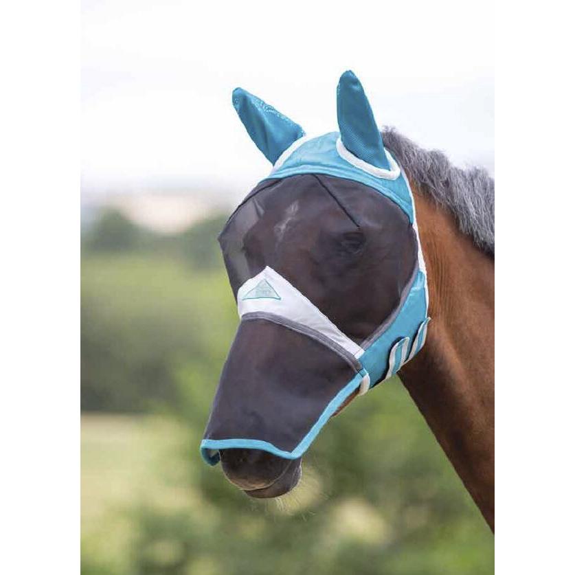 Shires Flyguard Pro Fine Mesh Fly Mask With Ears & Nose