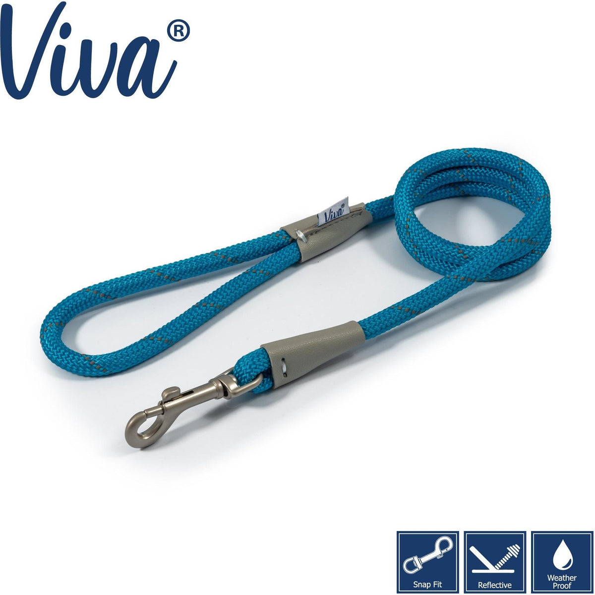 Ancol Rope Lead Reflective - 1.07m X 10mm