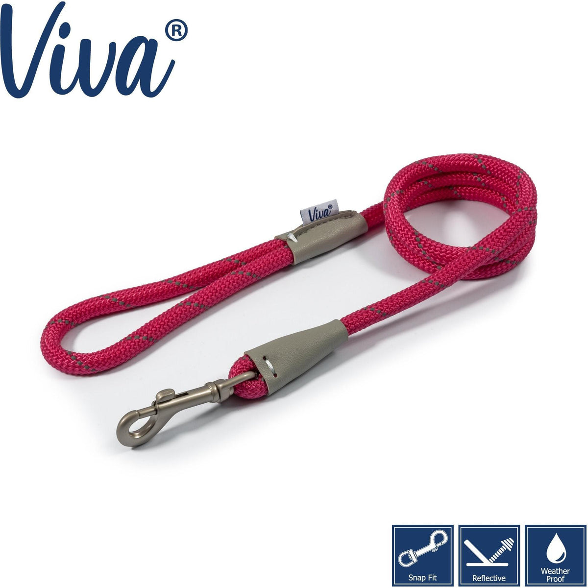 Ancol Rope Lead Reflective - 1.07m X 10mm