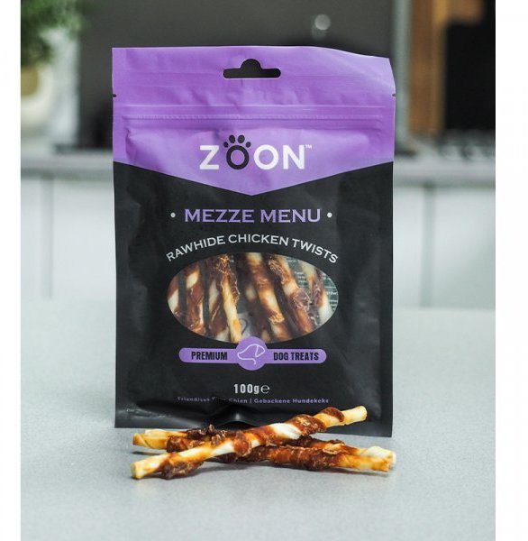 Zoon Mezze Menu Rawhide Chicken Twists - 100g