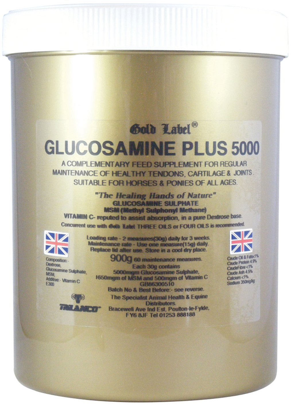 Gold Label Glucosamine Plus 5000 - 900g