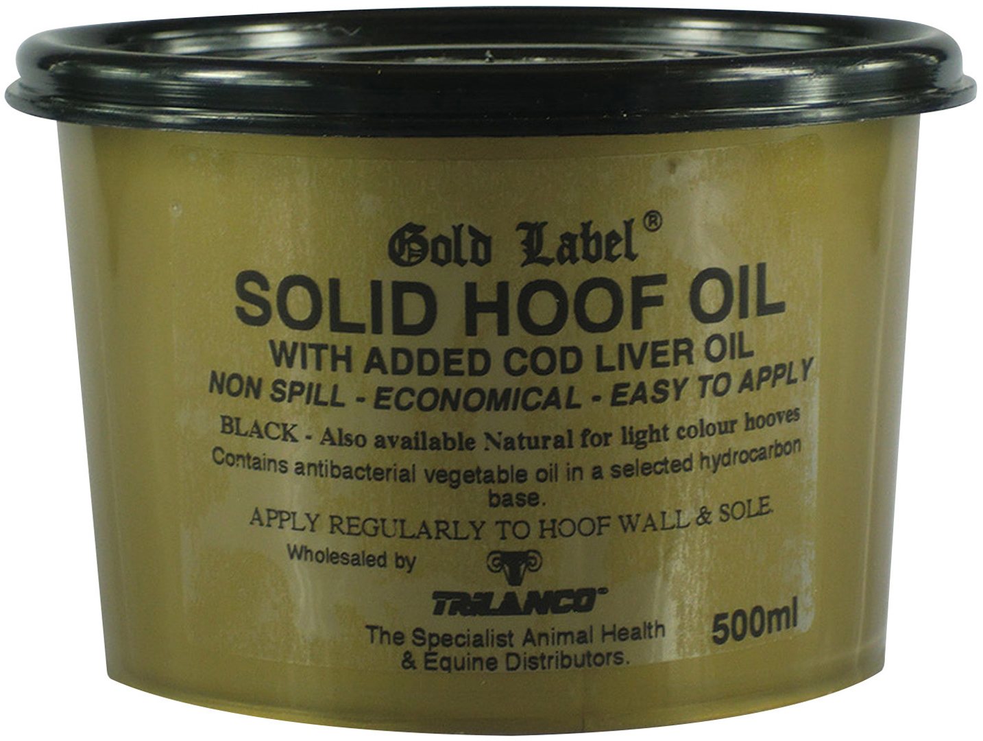 Gold Label Solid Hoof Oil - 500ml