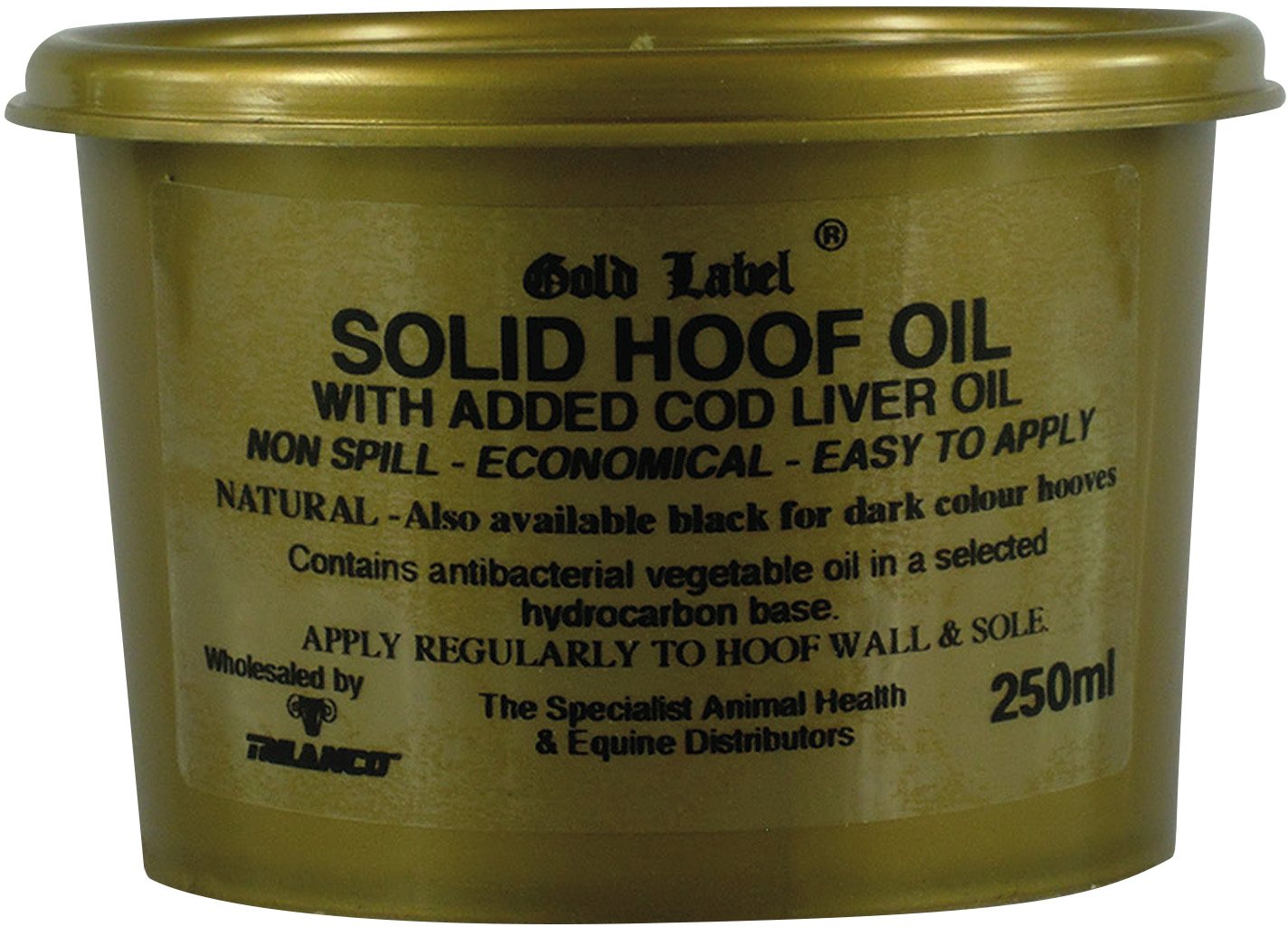 Gold Label Solid Hoof Oil - 500ml