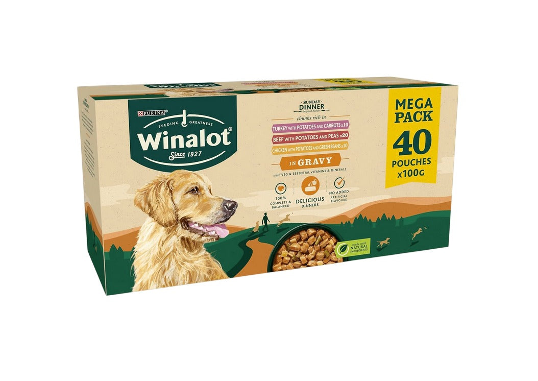 Winalot Dog Pouches - 40pk