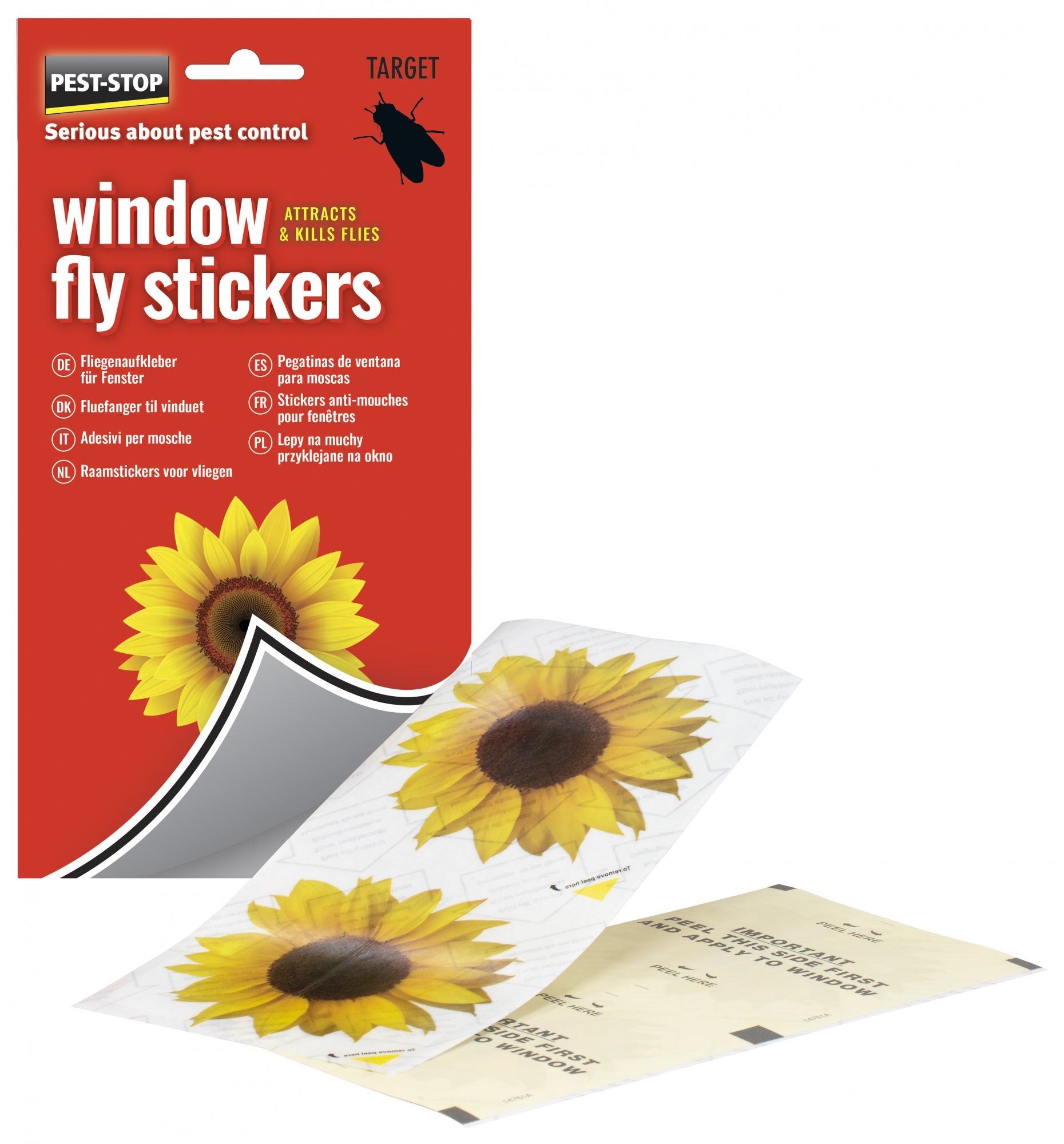 Pest-stop Window Stickers - 4pk