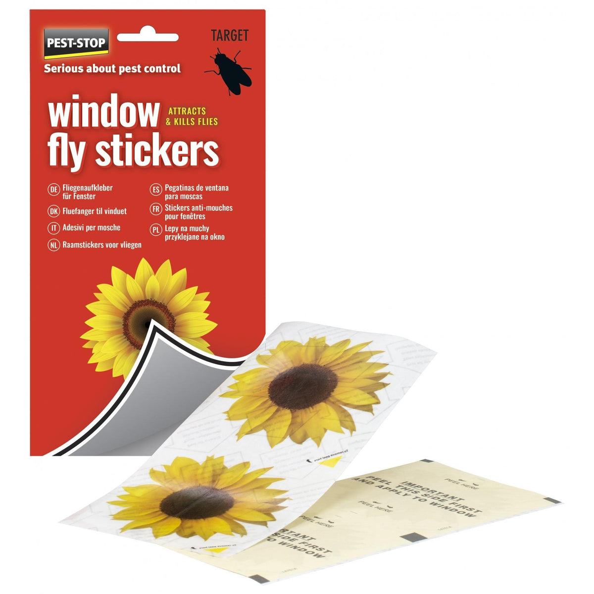 Pest-stop Window Stickers - 4pk