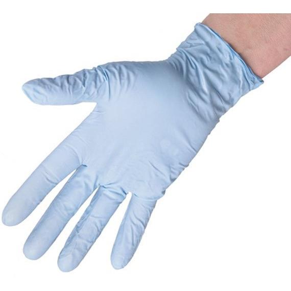 Nitrile Powder Free Blue Milking Gloves - 200pk
