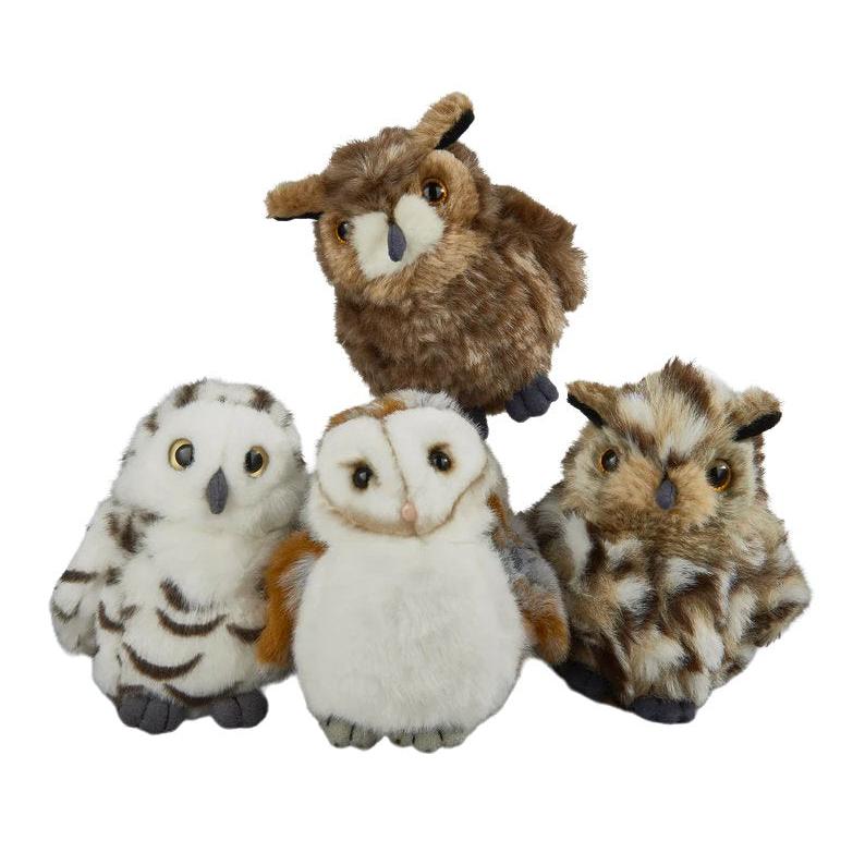 Living Nature Assorted Soft Toy Owl - 13cm