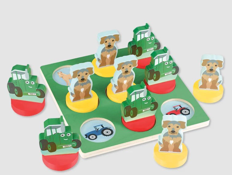 Tractor Ted Tic Tac Toe