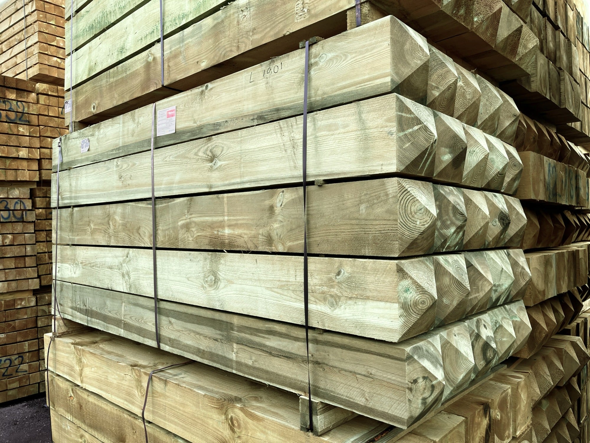 Treated Timber - 2.4m X 200mm X 200mm