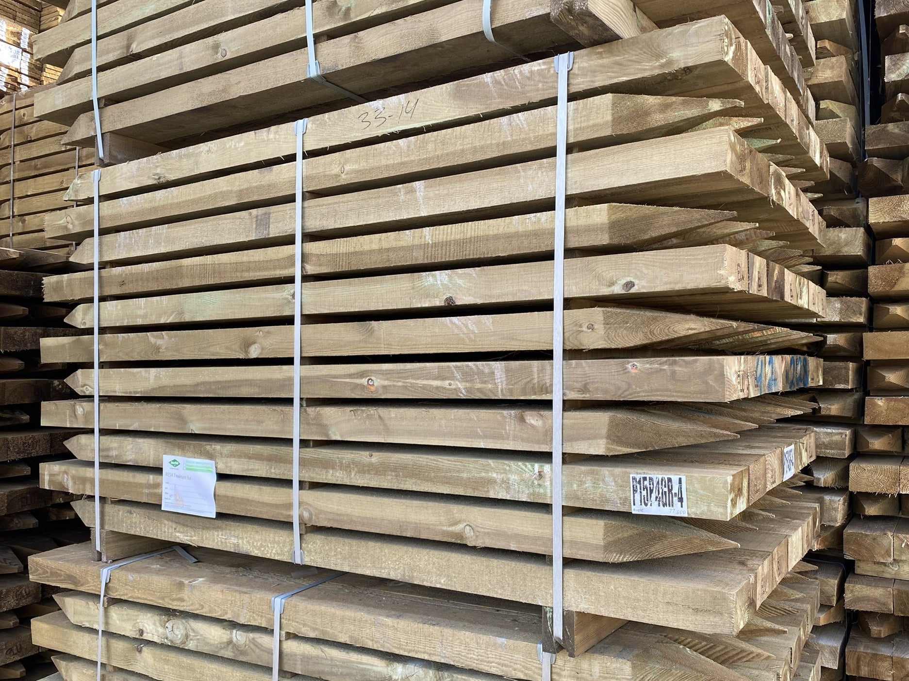 Treated Timber - 2.1m X 150mm X 75mm Uc4