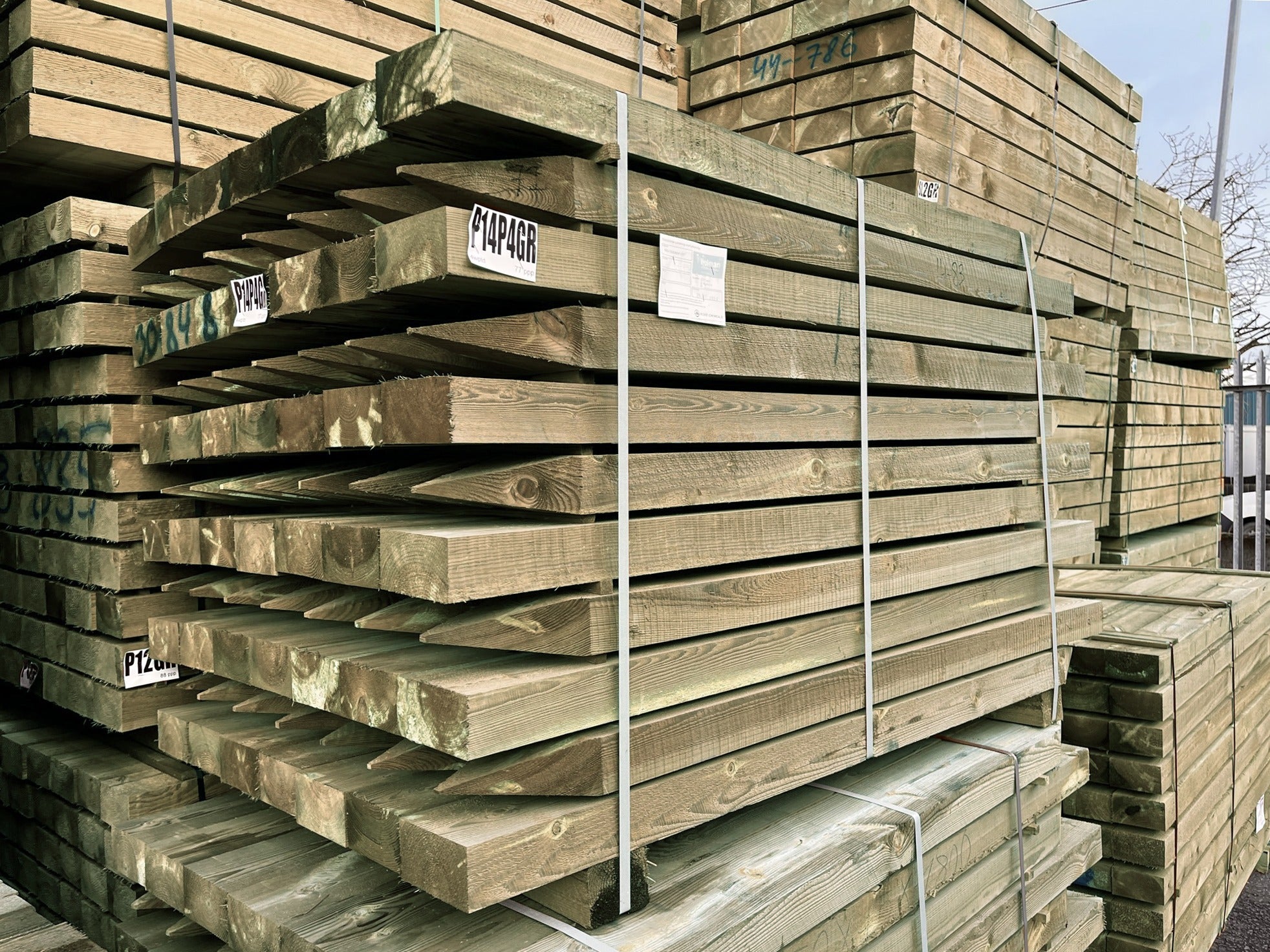 Treated Timber - 1.8m X 150mm X 75mm