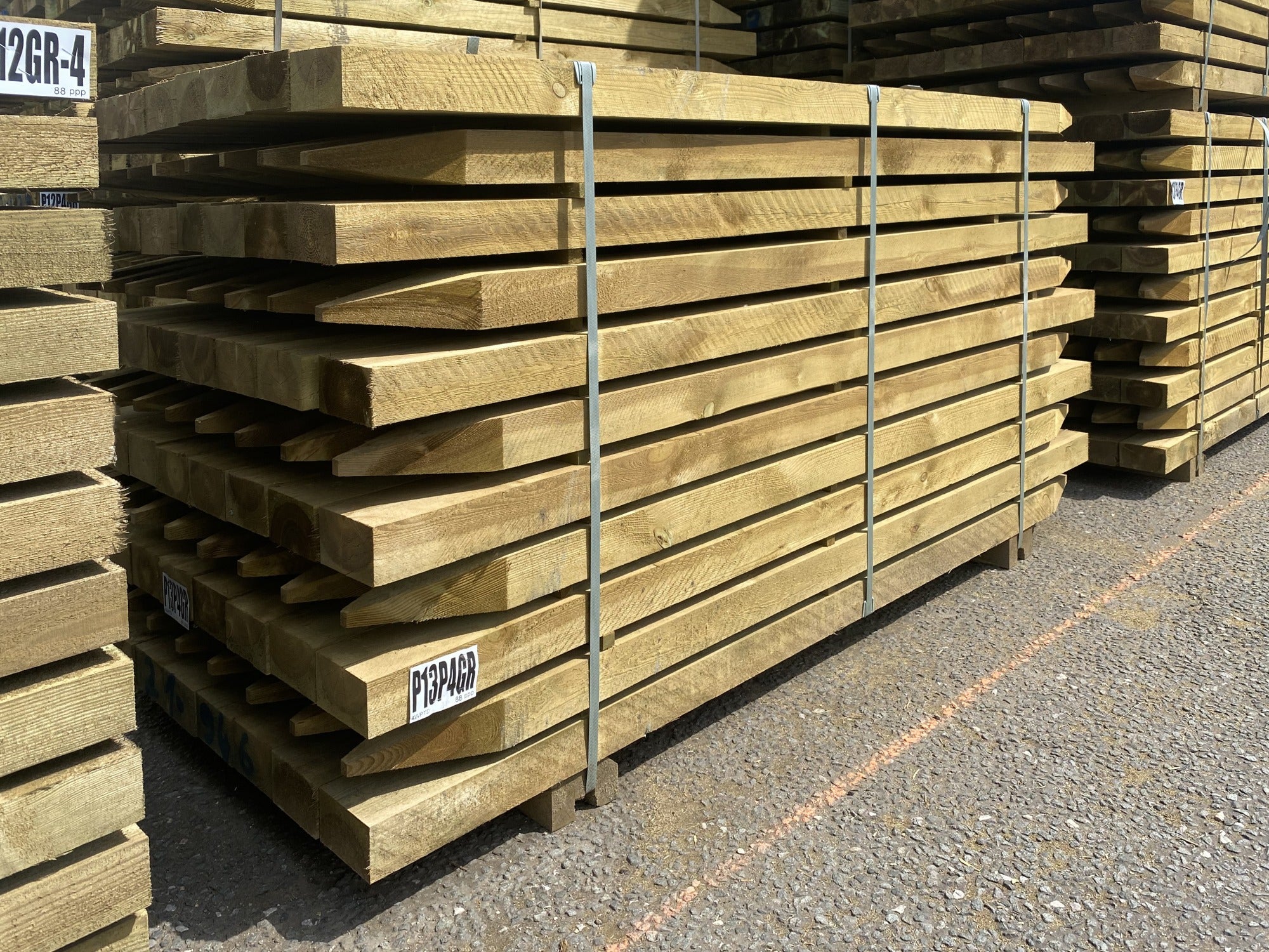 Treated Timber - 2.1m X 125mm X 75mm