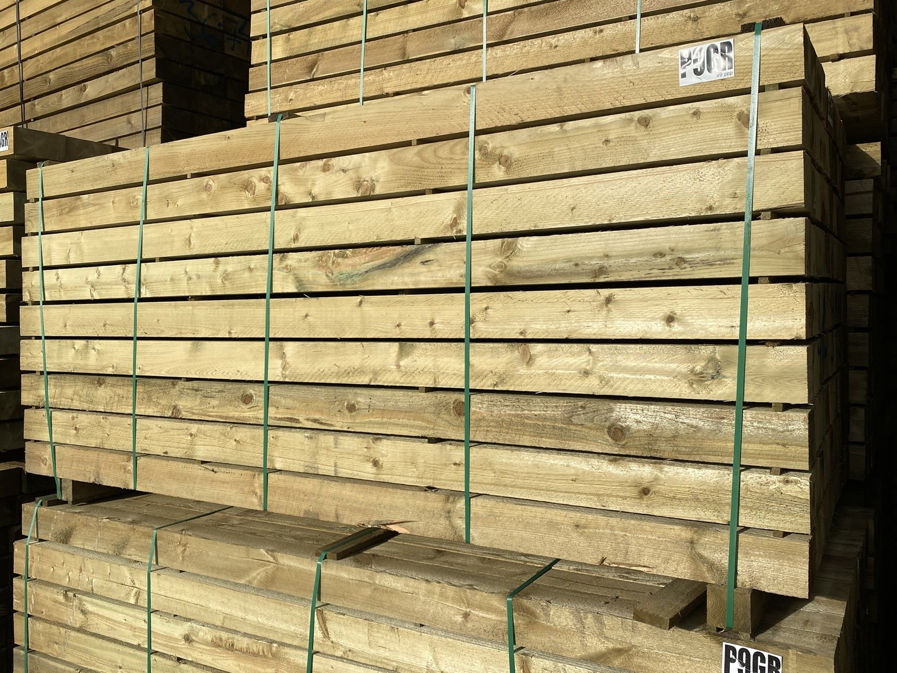 Treated Timber - 2.4m X 100mm X 100mm - Non Pointed