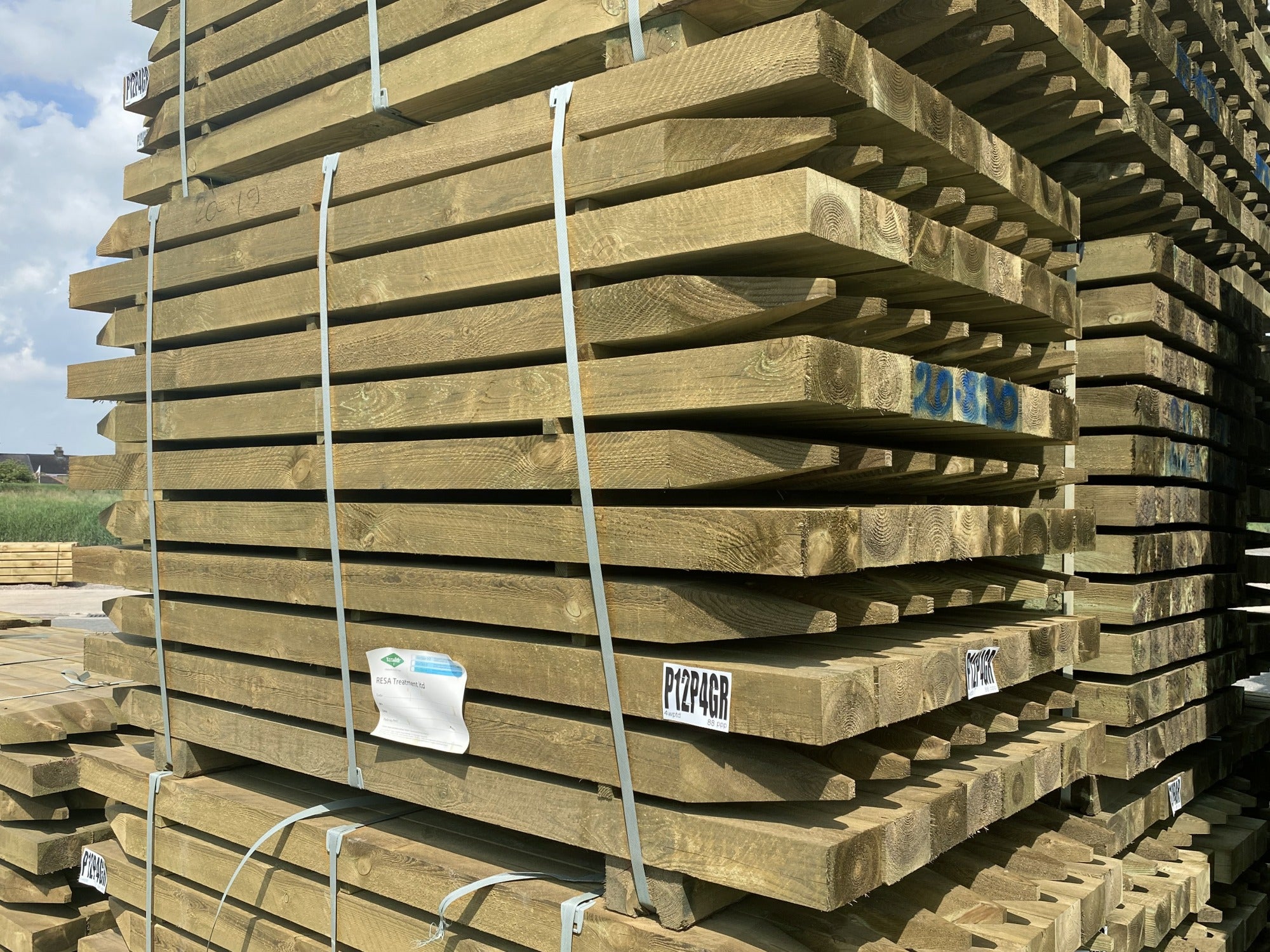 Treated Timber - 1.8m X 125mm X 75mm
