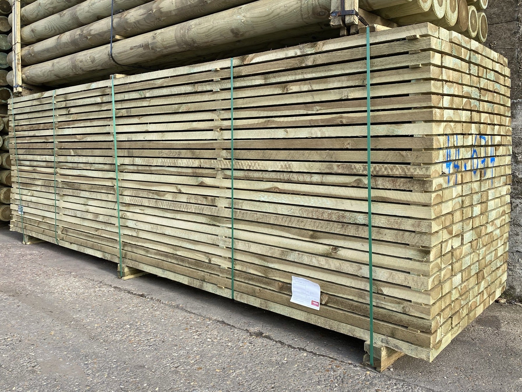 Treated Rail - 3.66m X 100mm X 38mm