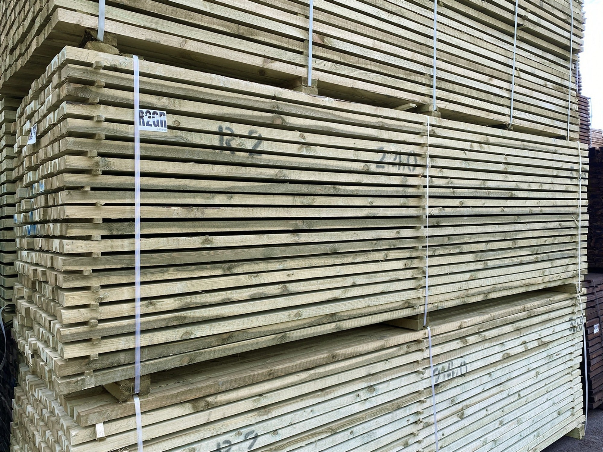 Treated Rail - 3.66m X 75mm X 38mm