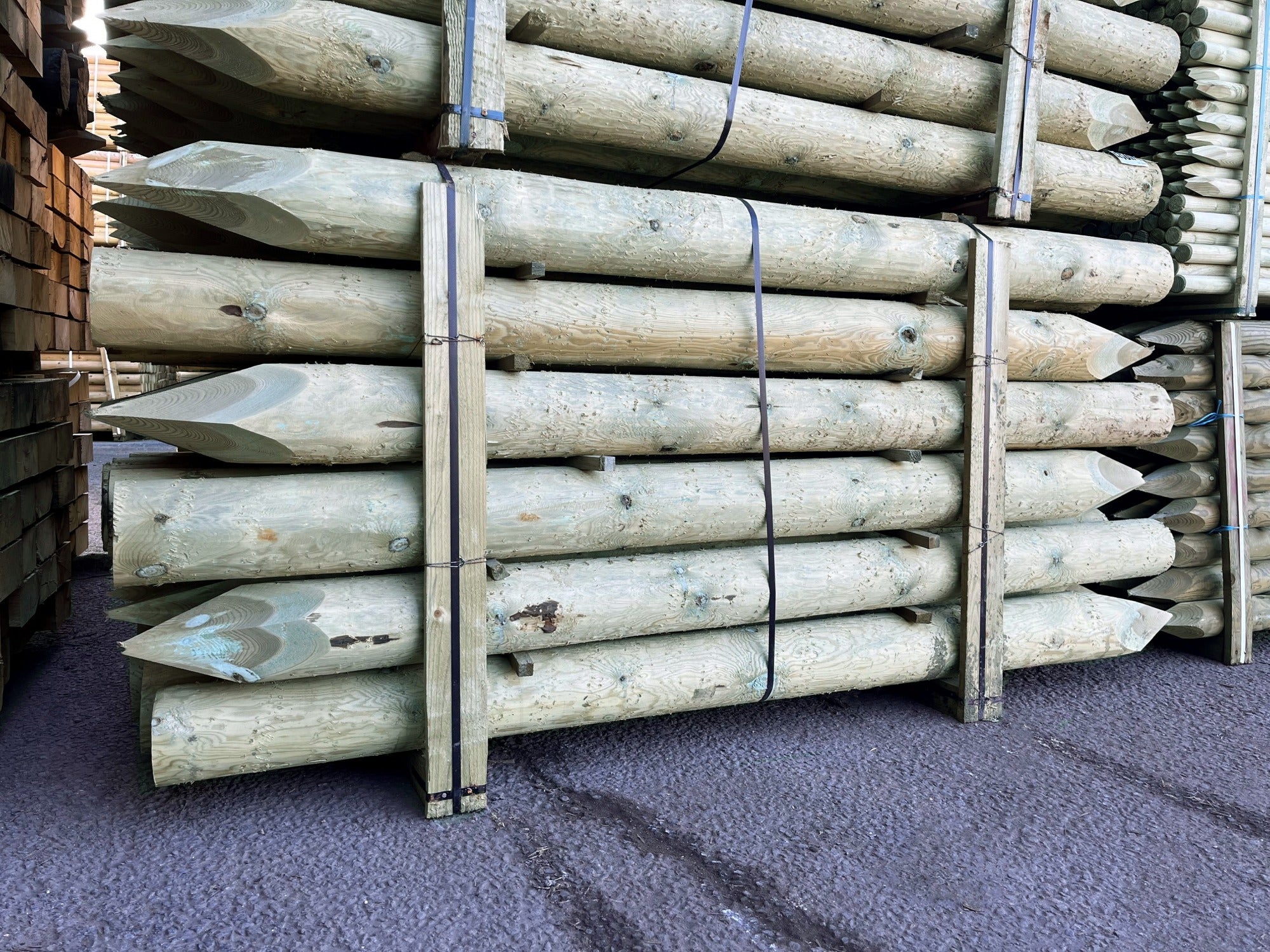 Treated Timber Strainer - 2.4m 150-175mm