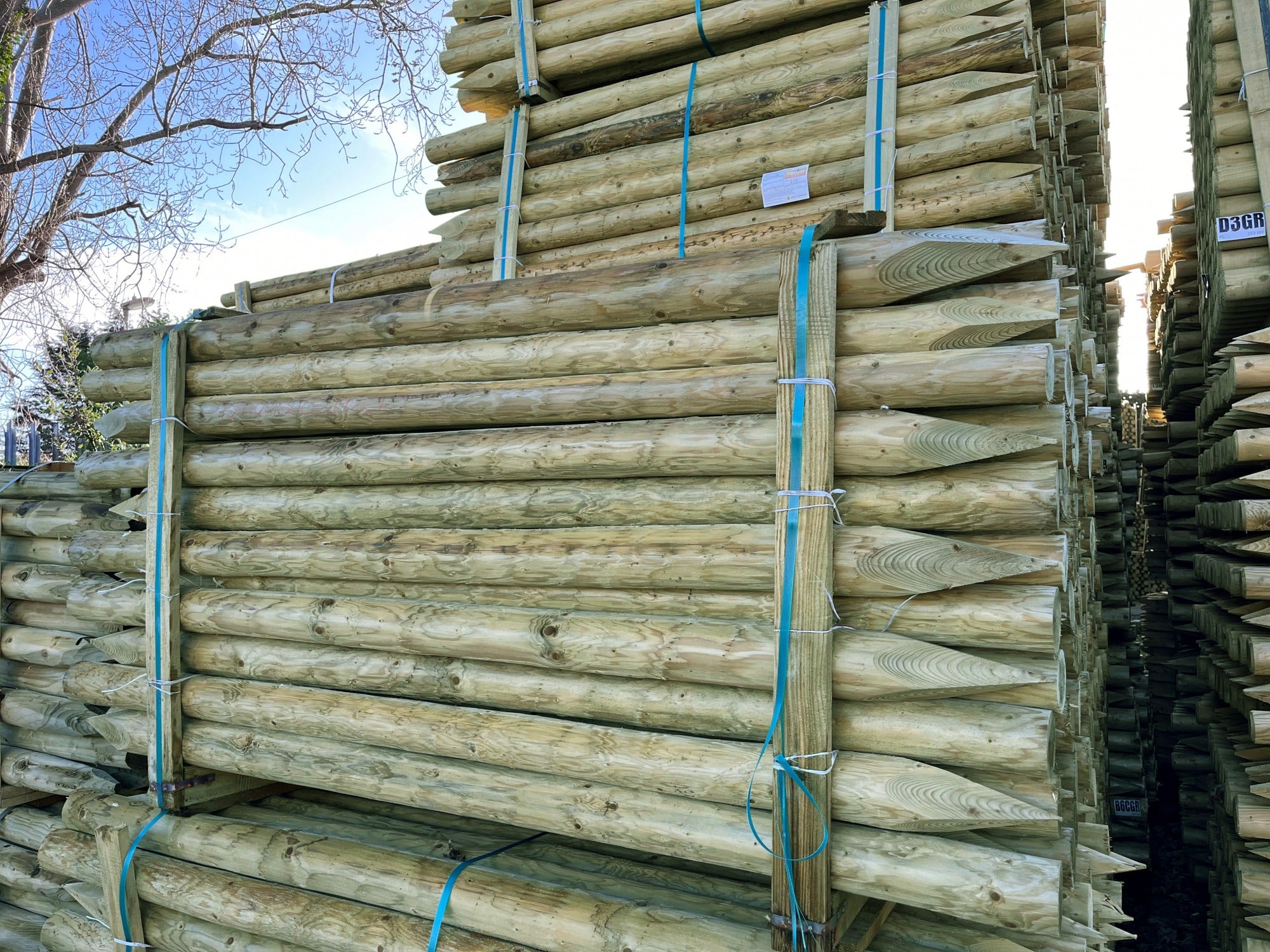 Treated Stake - Uc4 15yr - 2.1m X 75-100mm