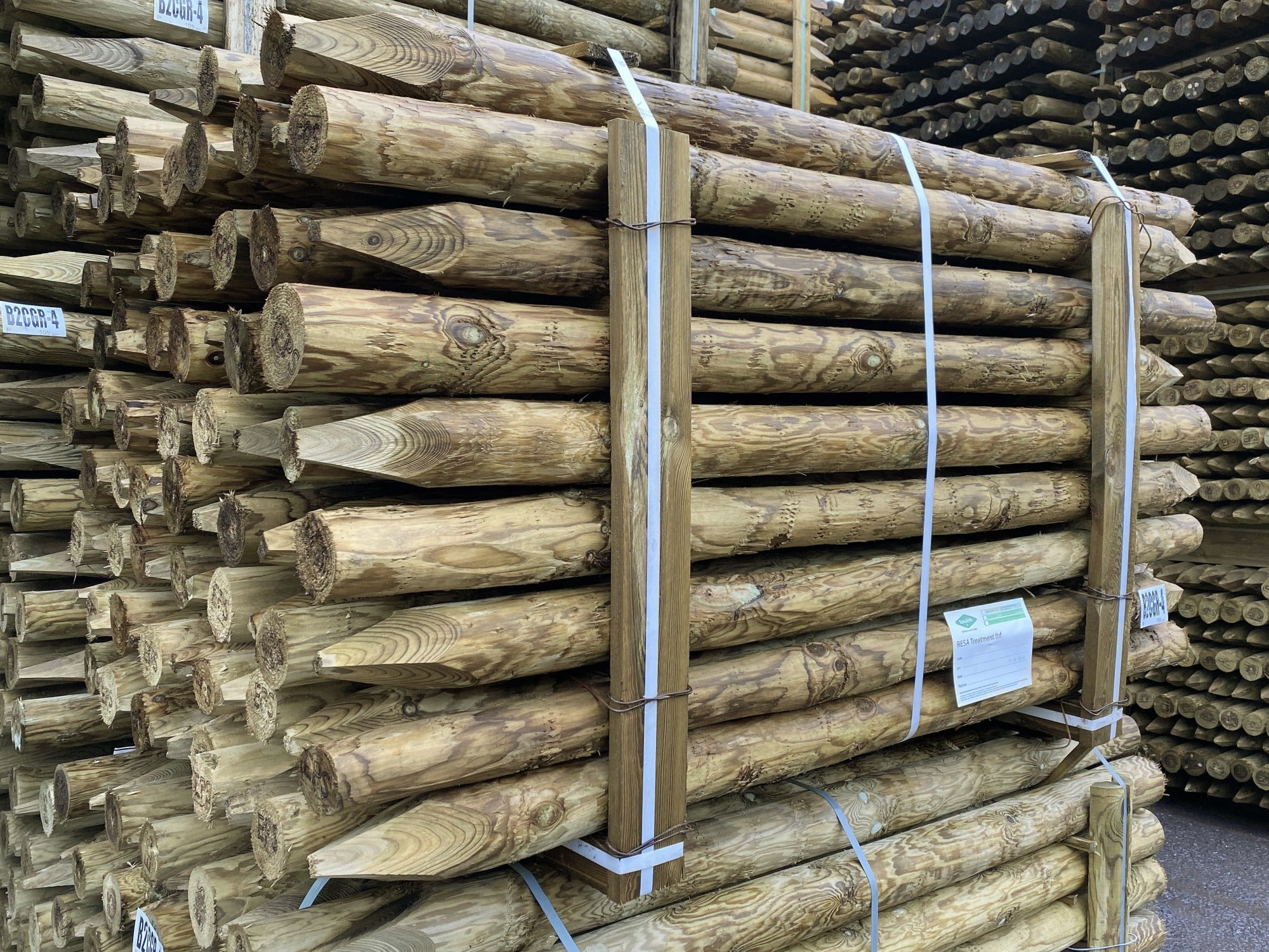 Treated Stake - Uc4 15yr - 1.8m X 75-100mm