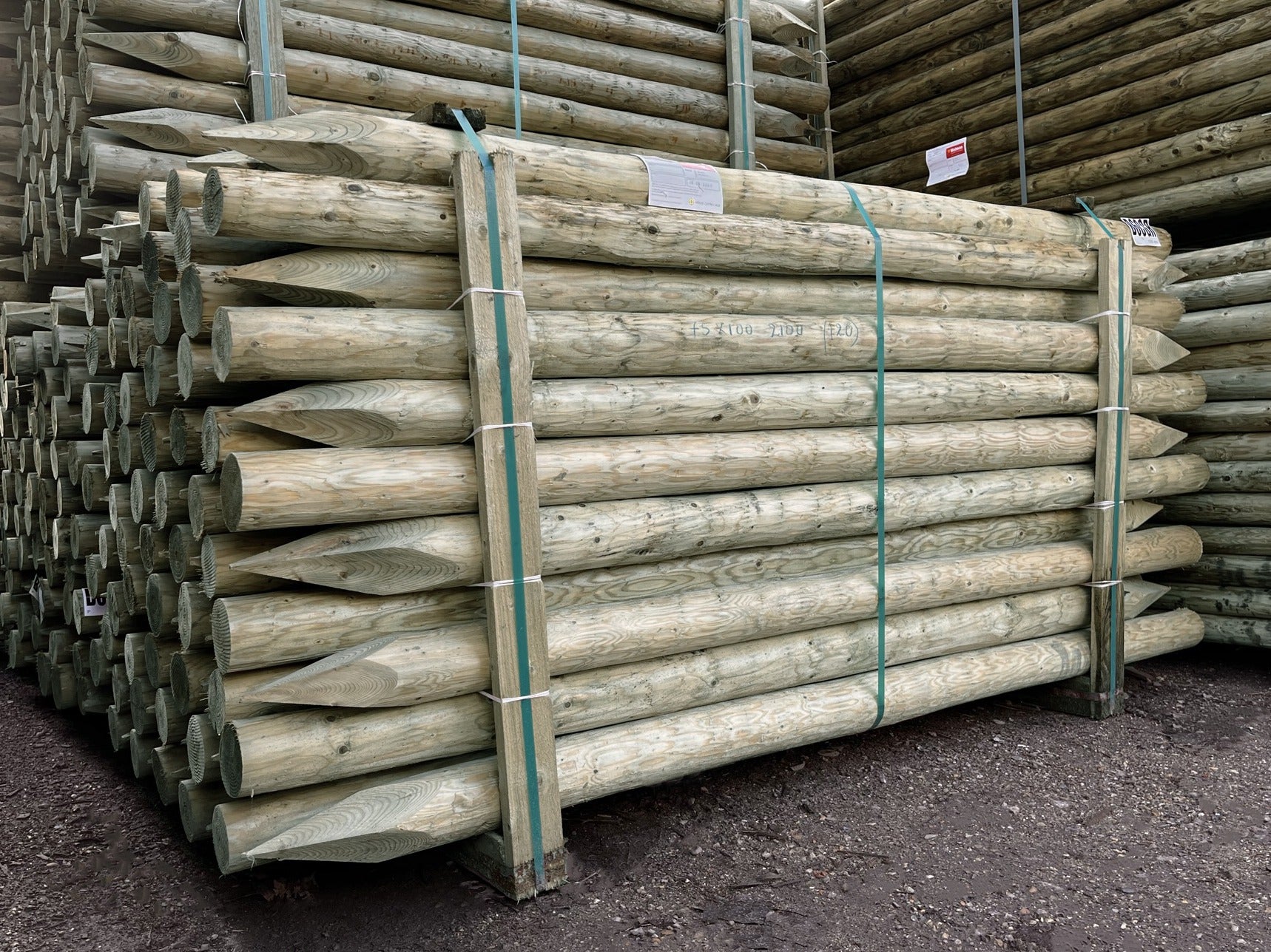 Treated Stake - 2.1m X 75-100mm